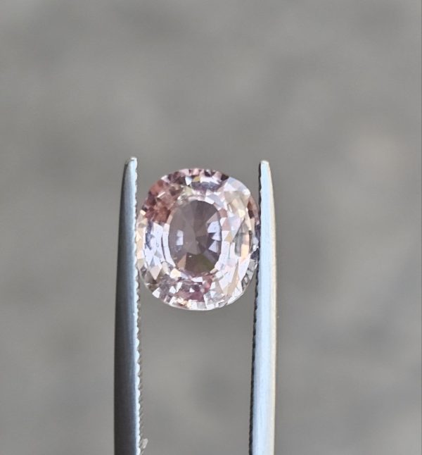 3.63cts Peach sapphire