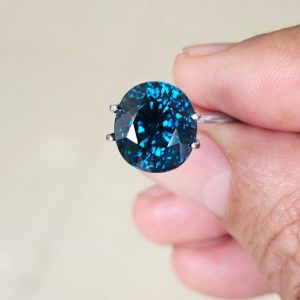 Deep Blue Zircon